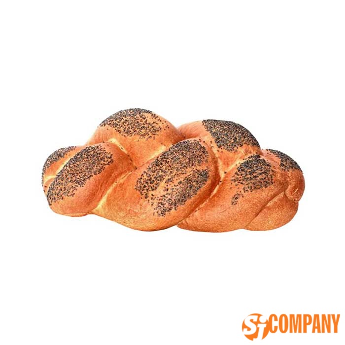Муляж плетенки с маком