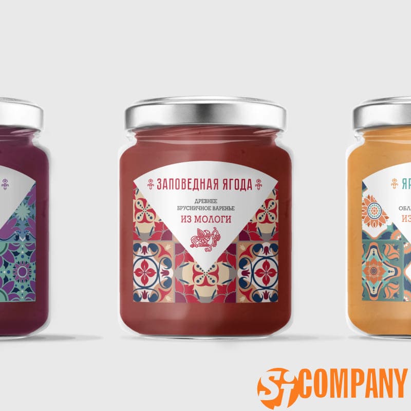 Наклейки на банки, из мологи